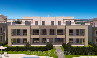 Nieuwe, eigentijdse, luxe appartementen te koop met zeezicht op loopafstand van het strand in Casares, Costa del Sol 44508 
