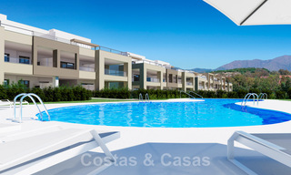 Nieuwe, eigentijdse, luxe appartementen te koop met zeezicht op loopafstand van het strand in Casares, Costa del Sol 44509 
