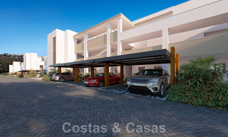Nieuwe, eigentijdse, luxe appartementen te koop met zeezicht op loopafstand van het strand in Casares, Costa del Sol 44512 