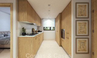 Nieuwe, eigentijdse, luxe appartementen te koop met zeezicht op loopafstand van het strand in Casares, Costa del Sol 44514 