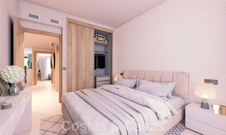 Nieuwe, eigentijdse, luxe appartementen te koop met zeezicht op loopafstand van het strand in Casares, Costa del Sol 44517 