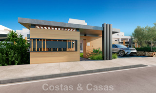 Nieuwe, eigentijdse, luxe appartementen te koop met zeezicht op loopafstand van het strand in Casares, Costa del Sol 44520 