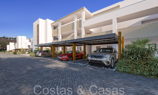 Nieuwe, eigentijdse, luxe appartementen te koop met zeezicht op loopafstand van het strand in Casares, Costa del Sol 66733 