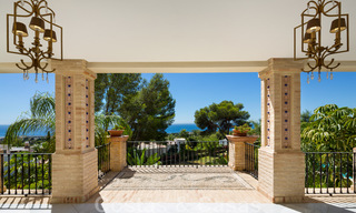 Majestueuze, hoogstaande luxevilla te koop met panoramisch zeezicht in een gated community op de Golden Mile van Marbella 44772 