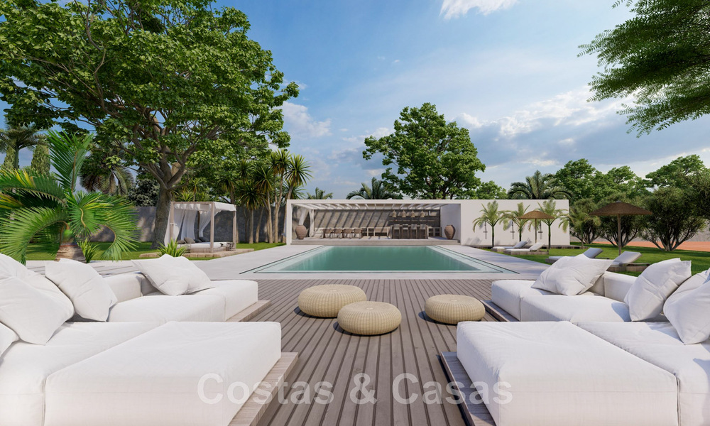 Sublieme, luxevilla te koop op een groot perceel, met een Mediterrane architectuur, beachside op de New Golden Mile tussen Marbella en Estepona 44959