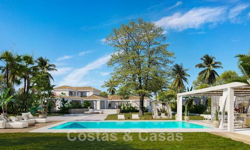 Sublieme, luxevilla te koop op een groot perceel, met een Mediterrane architectuur, beachside op de New Golden Mile tussen Marbella en Estepona 44960
