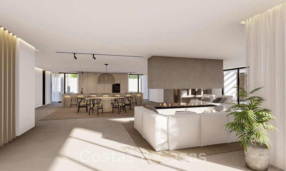 Sublieme, luxevilla te koop op een groot perceel, met een Mediterrane architectuur, beachside op de New Golden Mile tussen Marbella en Estepona 44969