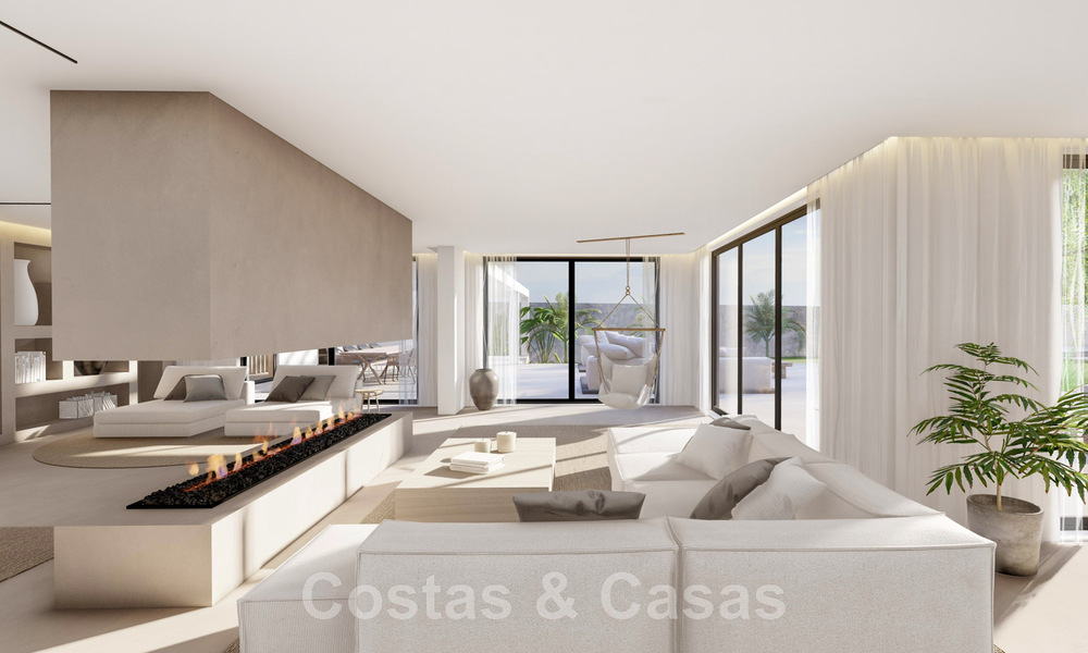 Sublieme, luxevilla te koop op een groot perceel, met een Mediterrane architectuur, beachside op de New Golden Mile tussen Marbella en Estepona 44970