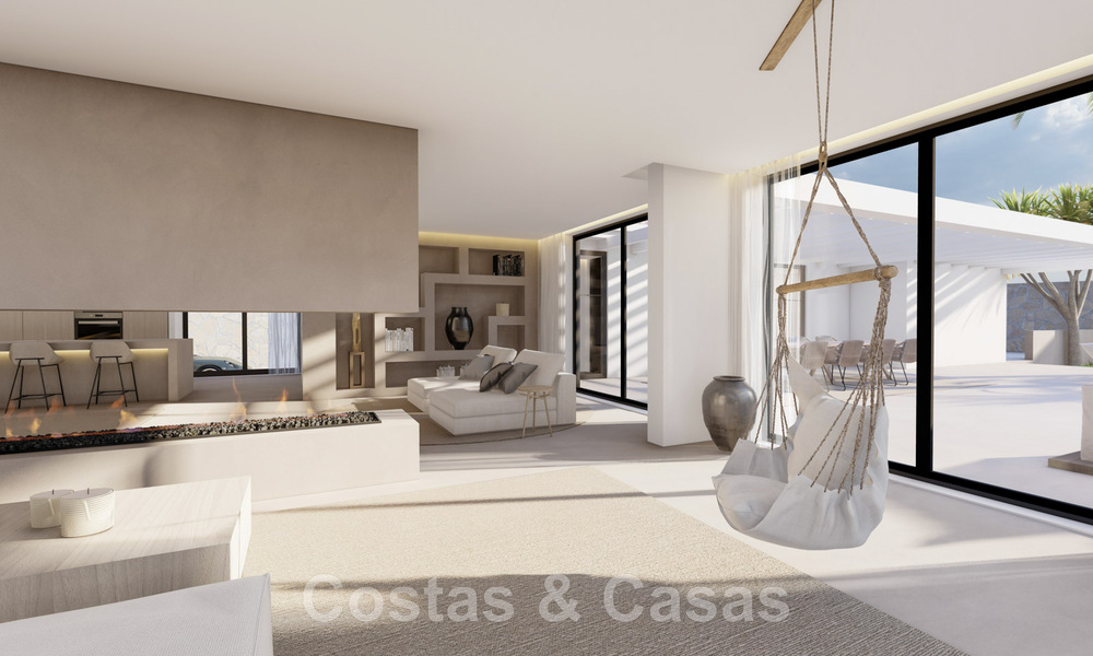 Sublieme, luxevilla te koop op een groot perceel, met een Mediterrane architectuur, beachside op de New Golden Mile tussen Marbella en Estepona 44973