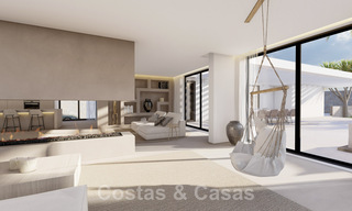 Sublieme, luxevilla te koop op een groot perceel, met een Mediterrane architectuur, beachside op de New Golden Mile tussen Marbella en Estepona 44973 