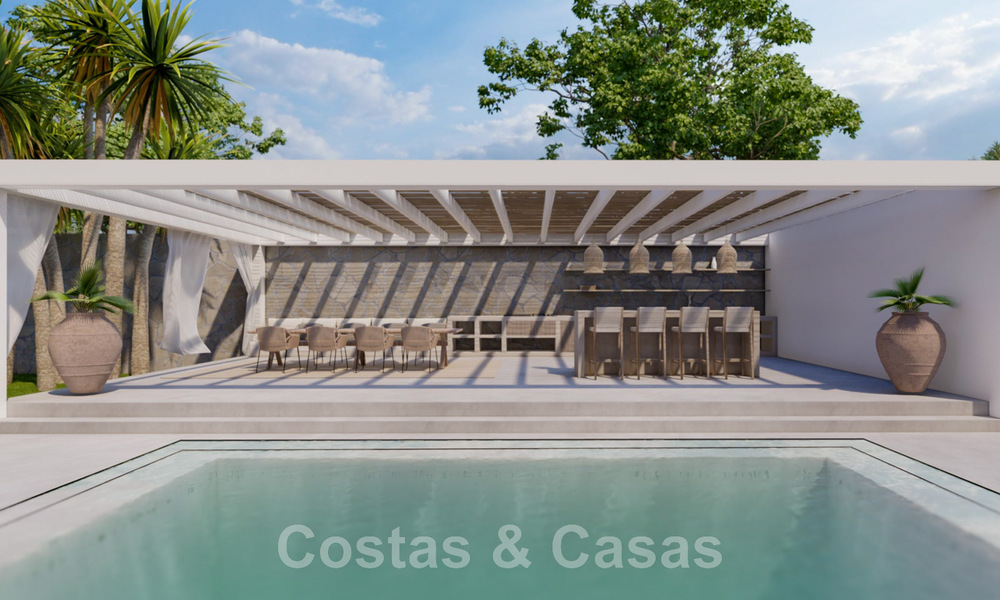 Sublieme, luxevilla te koop op een groot perceel, met een Mediterrane architectuur, beachside op de New Golden Mile tussen Marbella en Estepona 44975