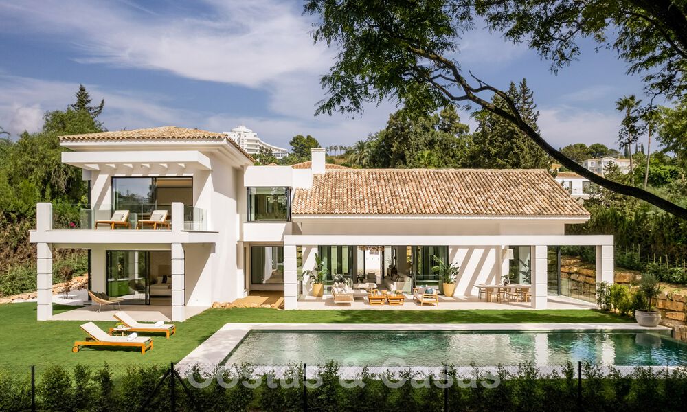 Spaanse designervilla te koop, op een steenworp van de golfbaan in Marbella - Benahavis 45470