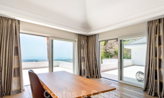 Hedendaagse, luxueuze villa te koop met zicht op zee in het meest exclusieve La Zagaleta resort in Benahavis - Marbella 45166 