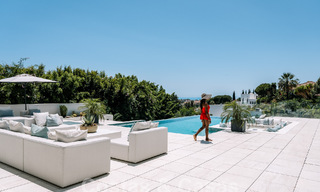 Nieuwe, modernistische designervilla te koop met panoramisch uitzicht, op de New Golden Mile in Marbella - Benahavis 53664 