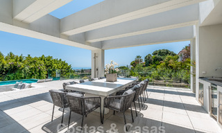 Nieuwe, modernistische designervilla te koop met panoramisch uitzicht, op de New Golden Mile in Marbella - Benahavis 53673 
