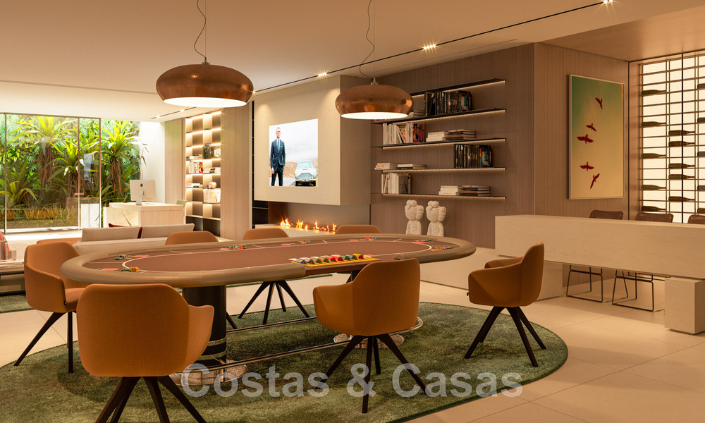 Avant-garde designervilla te koop met talrijke luxevoorzieningen, omgeven door golfbanen in Nueva Andalucia, Marbella 46017