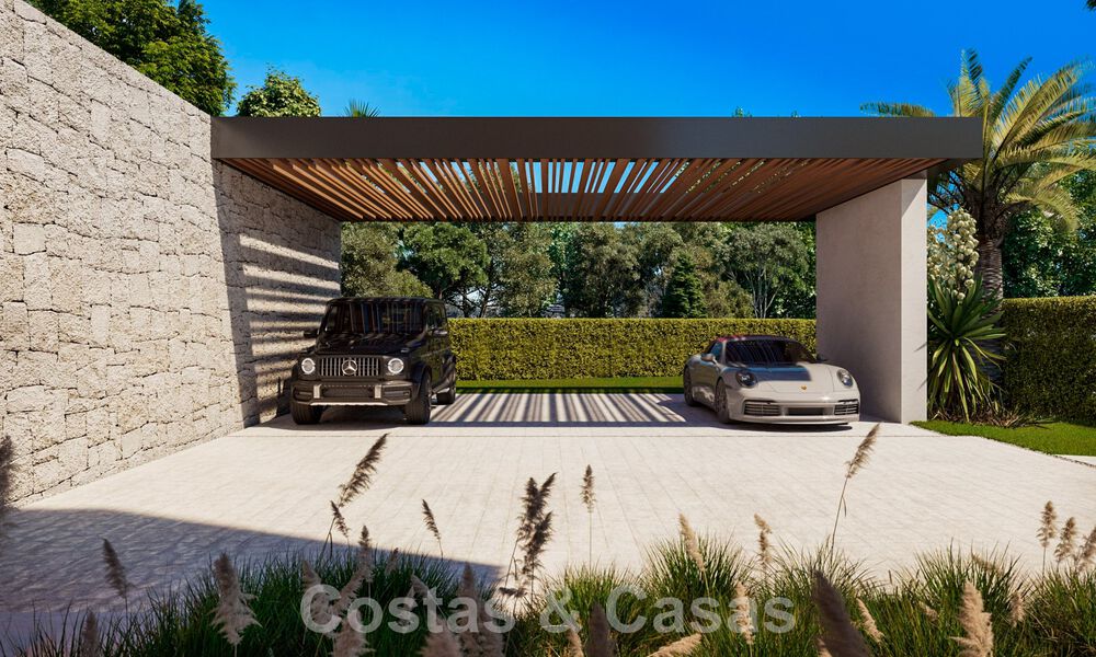 Avant-garde designervilla te koop met talrijke luxevoorzieningen, omgeven door golfbanen in Nueva Andalucia, Marbella 46018
