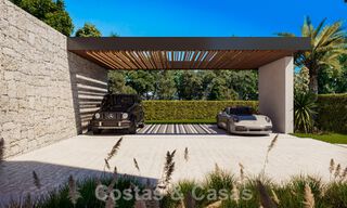 Avant-garde designervilla te koop met talrijke luxevoorzieningen, omgeven door golfbanen in Nueva Andalucia, Marbella 46018 