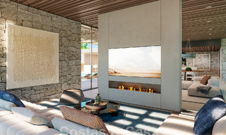 Avant-garde designervilla te koop met talrijke luxevoorzieningen, omgeven door golfbanen in Nueva Andalucia, Marbella 46019 