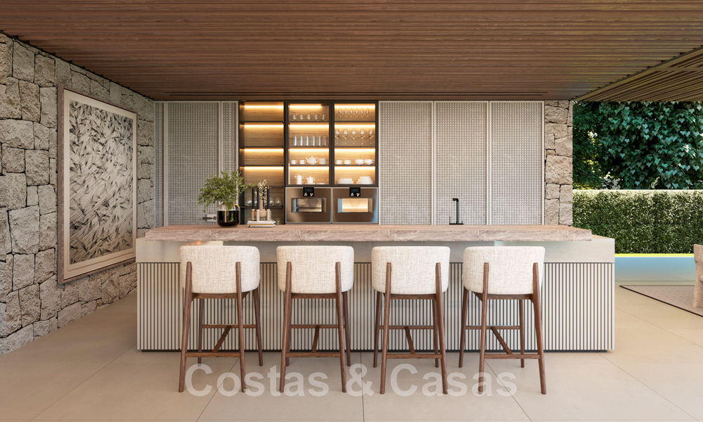 Avant-garde designervilla te koop met talrijke luxevoorzieningen, omgeven door golfbanen in Nueva Andalucia, Marbella 46020