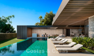 Avant-garde designervilla te koop met talrijke luxevoorzieningen, omgeven door golfbanen in Nueva Andalucia, Marbella 46022 