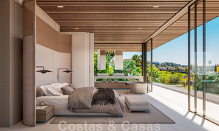 Avant-garde designervilla te koop met talrijke luxevoorzieningen, omgeven door golfbanen in Nueva Andalucia, Marbella 46025 