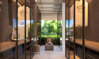 Avant-garde designervilla te koop met talrijke luxevoorzieningen, omgeven door golfbanen in Nueva Andalucia, Marbella 46026 