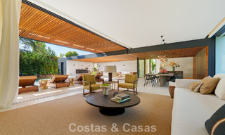 Avant-garde designervilla te koop met talrijke luxevoorzieningen in Nueva Andalucia, Marbella 786086 