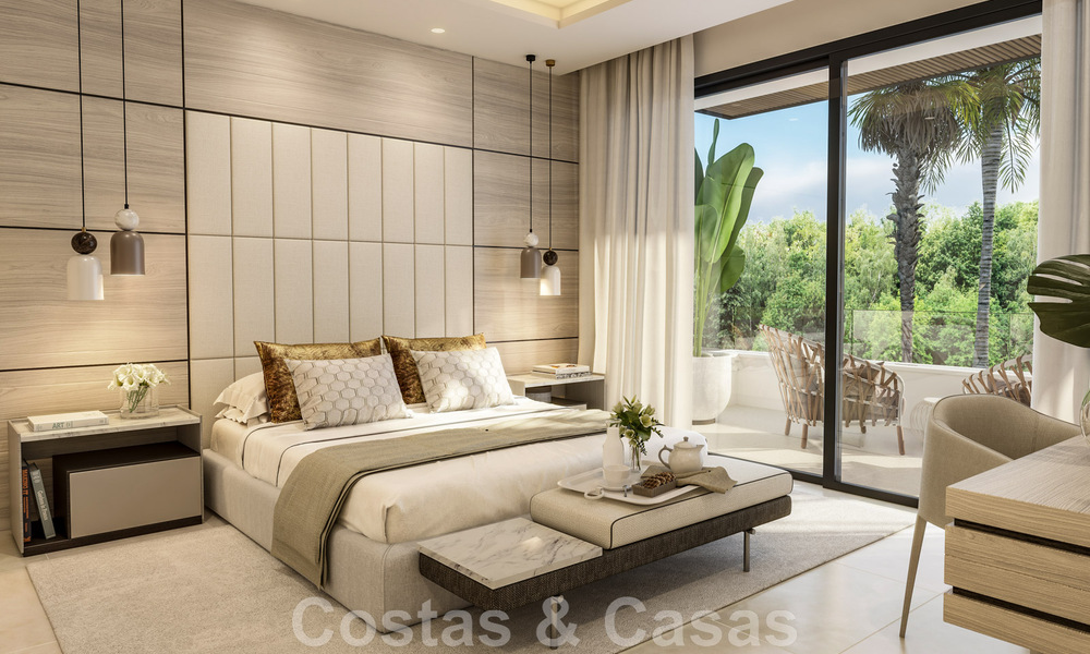 Elegante, moderne, nieuwbouwvilla´s te koop met panoramisch uitzicht vlak bij de golfbaan in Mijas’ golfvallei aan de Costa del Sol 45700