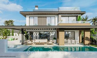 Elegante, moderne, nieuwbouwvilla´s te koop met panoramisch uitzicht vlak bij de golfbaan in Mijas’ golfvallei aan de Costa del Sol 49058 