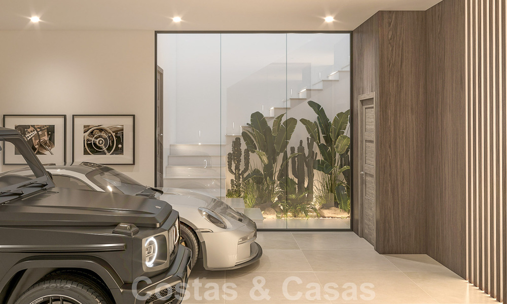 Elegante, moderne, nieuwbouwvilla´s te koop met panoramisch uitzicht vlak bij de golfbaan in Mijas’ golfvallei aan de Costa del Sol 53442
