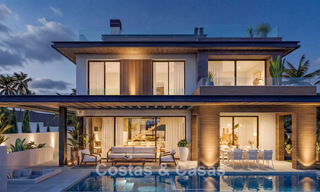 Elegante, moderne, nieuwbouwvilla´s te koop met panoramisch uitzicht vlak bij de golfbaan in Mijas’ golfvallei aan de Costa del Sol 795609 