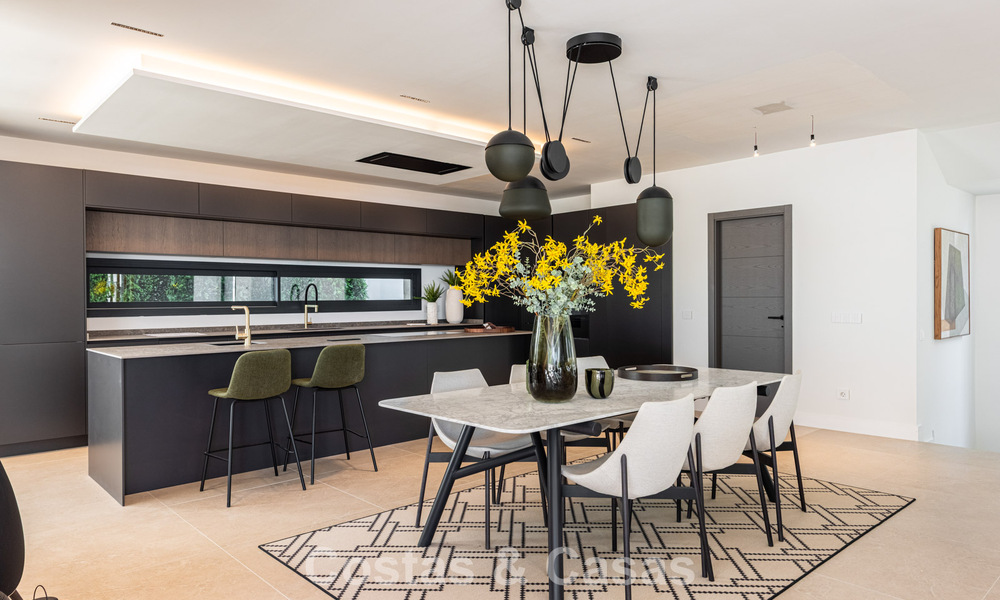 Elegante, moderne, nieuwbouwvilla´s te koop met panoramisch uitzicht vlak bij de golfbaan in Mijas’ golfvallei aan de Costa del Sol 797831