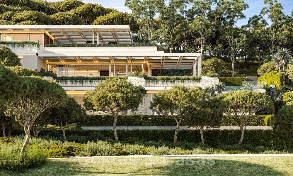 Perceel + exclusief bouwproject te koop voor een indrukwekkende designervilla, grenzend aan de golfbaan van La Quinta Golf in Benahavis - Marbella 46456