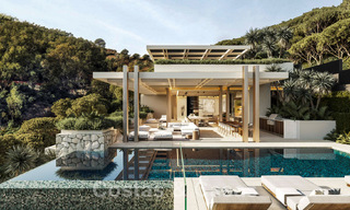 Perceel + exclusief bouwproject te koop voor een indrukwekkende designervilla, grenzend aan de golfbaan van La Quinta Golf in Benahavis - Marbella 46457 