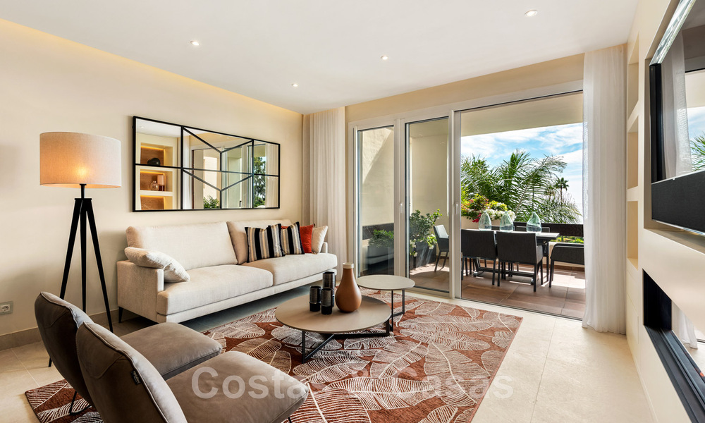 Instapklaar, recent gerenoveerd appartement te koop, in een strandcomplex, met zeezicht op de New Golden Mile, Estepona 46751