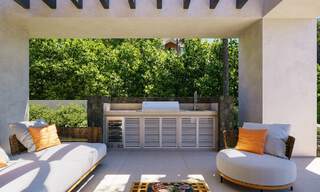 Eigentijdse, architectonische luxevilla te koop op loopafstand van La Quinta Golf Club in Benahavis - Marbella 45751 