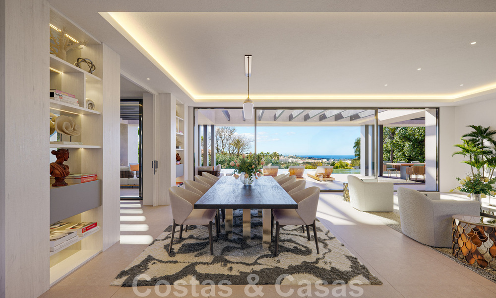 Eigentijdse, architectonische luxevilla te koop op loopafstand van La Quinta Golf Club in Benahavis - Marbella 45760