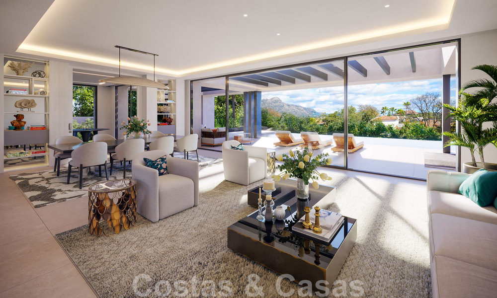 Eigentijdse, architectonische luxevilla te koop op loopafstand van La Quinta Golf Club in Benahavis - Marbella 45764