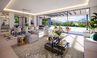Eigentijdse, architectonische luxevilla te koop op loopafstand van La Quinta Golf Club in Benahavis - Marbella 45764 