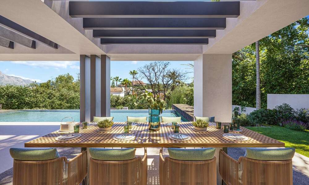 Eigentijdse, architectonische luxevilla te koop op loopafstand van La Quinta Golf Club in Benahavis - Marbella 45765