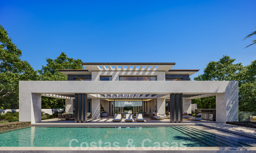 Eigentijdse, architectonische luxevilla te koop op loopafstand van La Quinta Golf Club in Benahavis - Marbella 45766