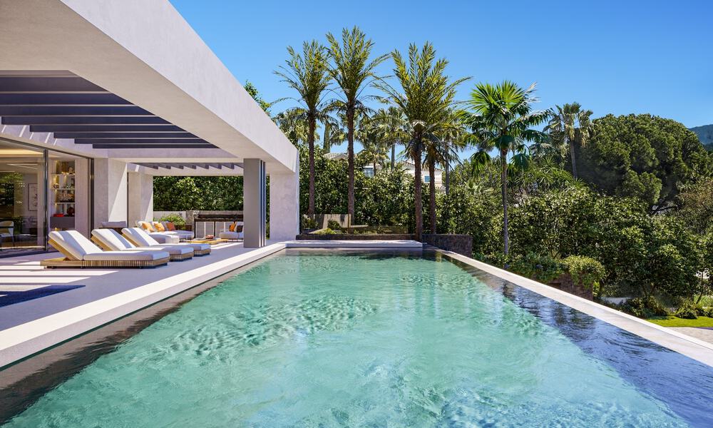 Eigentijdse, architectonische luxevilla te koop op loopafstand van La Quinta Golf Club in Benahavis - Marbella 45767