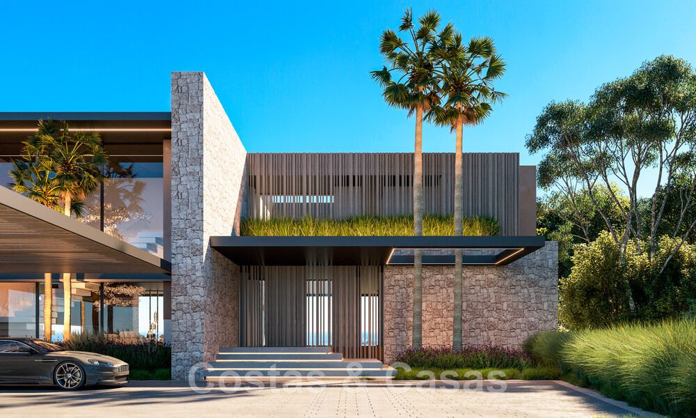 Majestueuze, eigentijdse nieuwbouwvilla te koop met subliem zeezicht in de heuvels van La Quinta te Benahavis - Marbella 46446