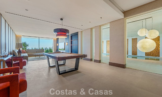 Majestueuze, eigentijdse nieuwbouwvilla te koop met subliem zeezicht in de heuvels van La Quinta te Benahavis - Marbella 786673 