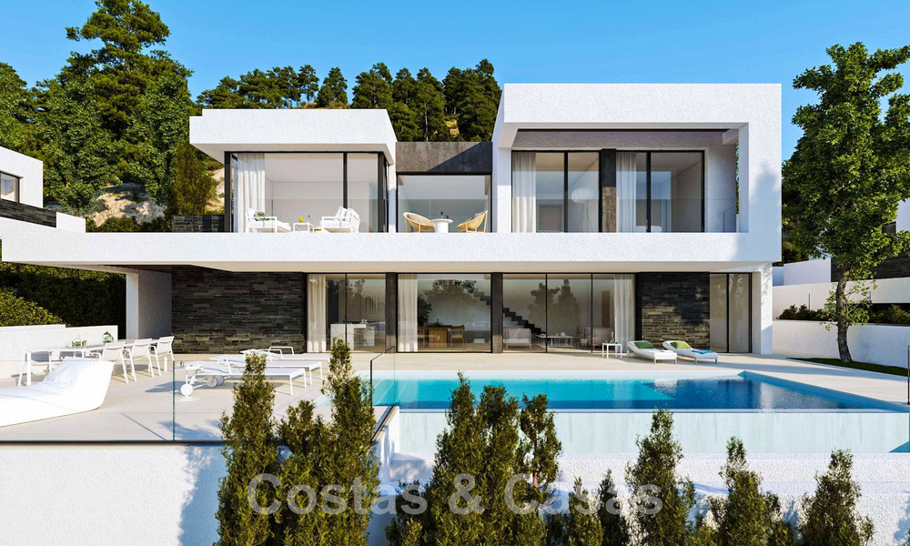 Laatste nieuwbouwvilla van een exclusief project te koop op een geprivilegieerde locatie, in de heuvels van Benahavis - Marbella 46323