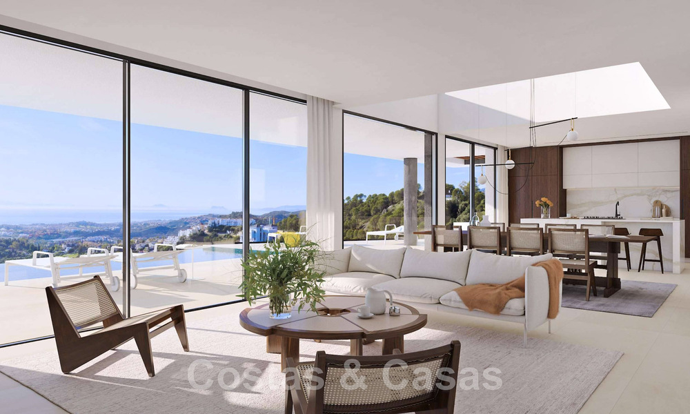 Laatste nieuwbouwvilla van een exclusief project te koop op een geprivilegieerde locatie, in de heuvels van Benahavis - Marbella 46330