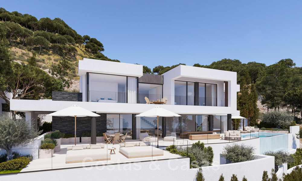 Laatste nieuwbouwvilla van een exclusief project te koop op een geprivilegieerde locatie, in de heuvels van Benahavis - Marbella 46355