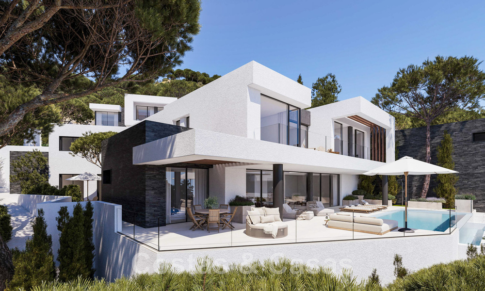 Laatste nieuwbouwvilla van een exclusief project te koop op een geprivilegieerde locatie, in de heuvels van Benahavis - Marbella 46356