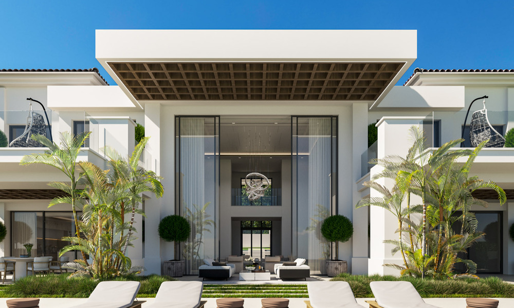 2 Meesterlijke, luxevilla’s te koop, eerstelijns Los Flamingos Golf in Marbella - Benahavis 46487